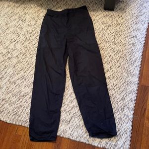 Lemaire black cotton trousers